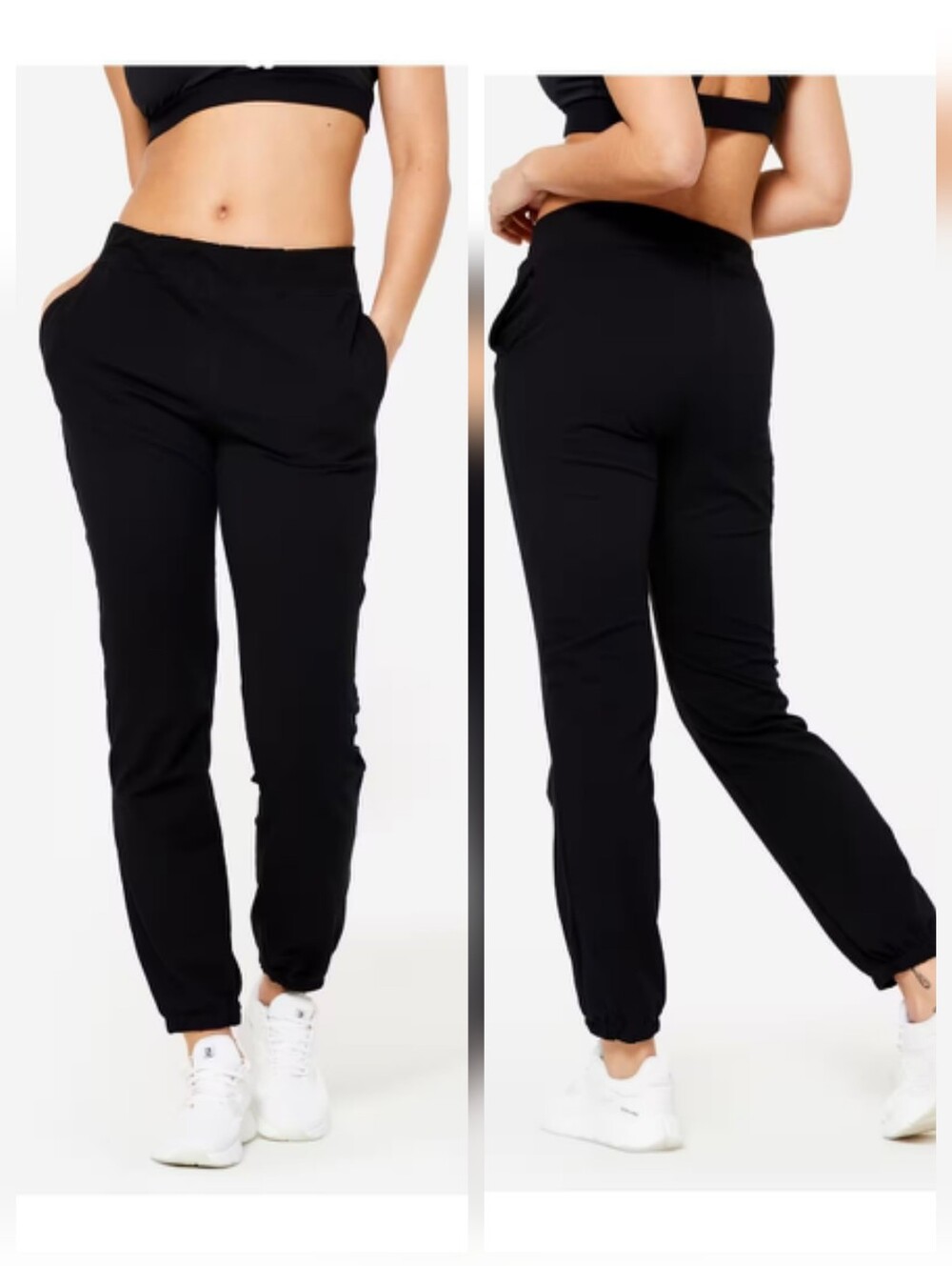 Decathalon Women’s Fitness Pants - 100 Black